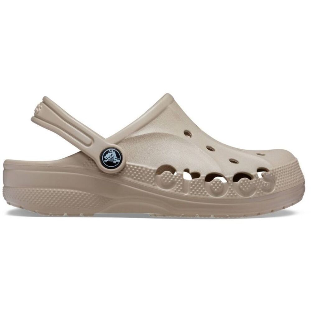 Crocs Kids' Baya Slip-On Clogs - Cobblestone 6